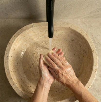 Feste Seife Händewaschen