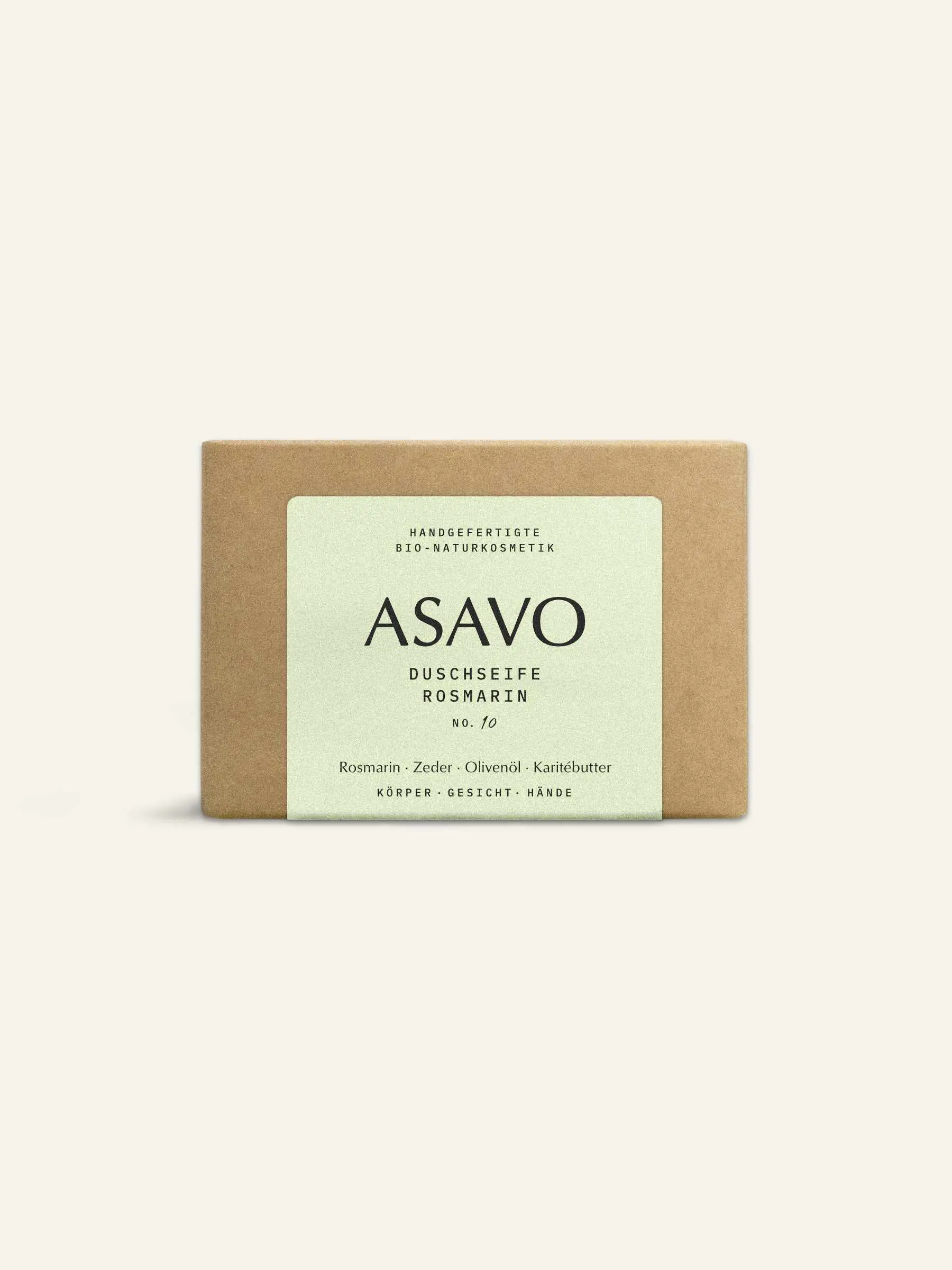ASAVO Duschseife Rosmarin