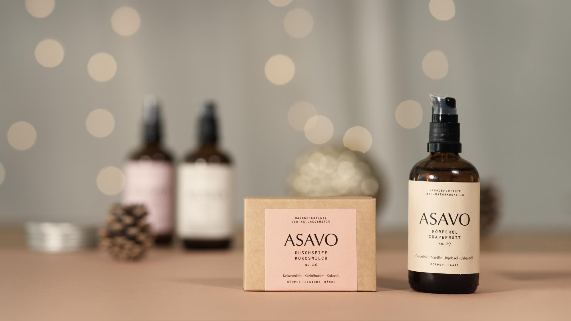 ASAVO Weihnachten Geschenke Naturkosmetik